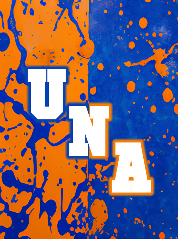 UNA Bears Cheer Bag Design, Bag Tag and Pom Tags