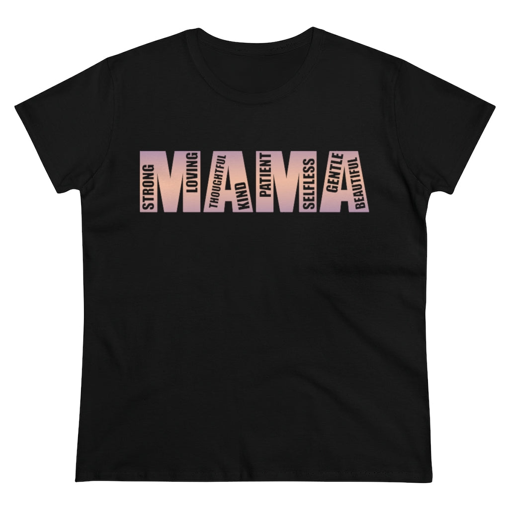 Women's "Mama" Heavy Cotton Tee