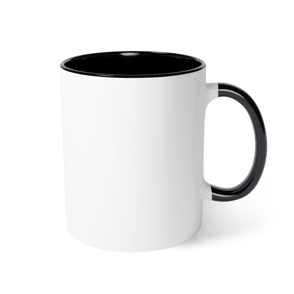 "Know Your Worth Then Add Tax" Black Accent Mug