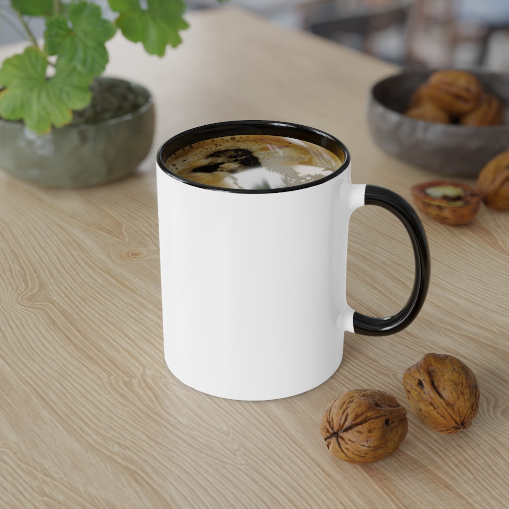 "Know Your Worth Then Add Tax" Black Accent Mug