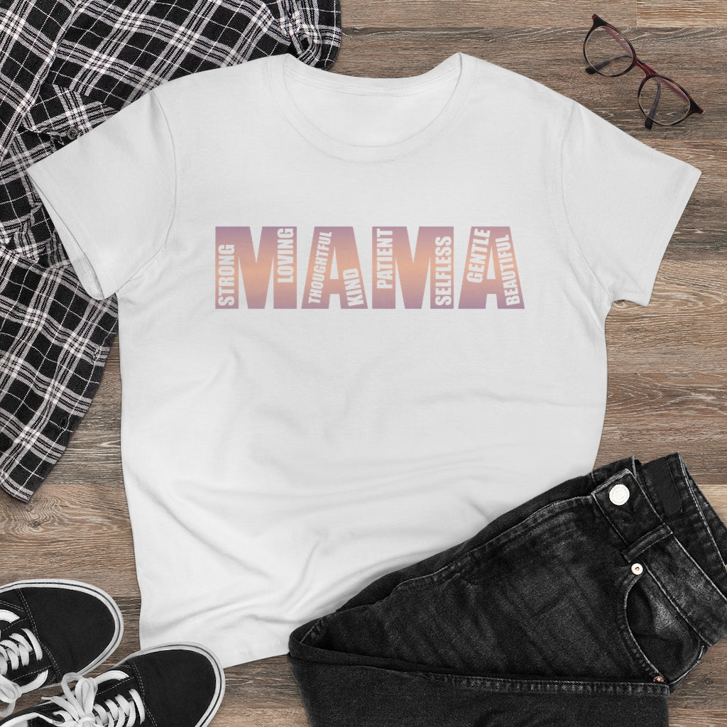 Women's "Mama" Heavy Cotton Tee