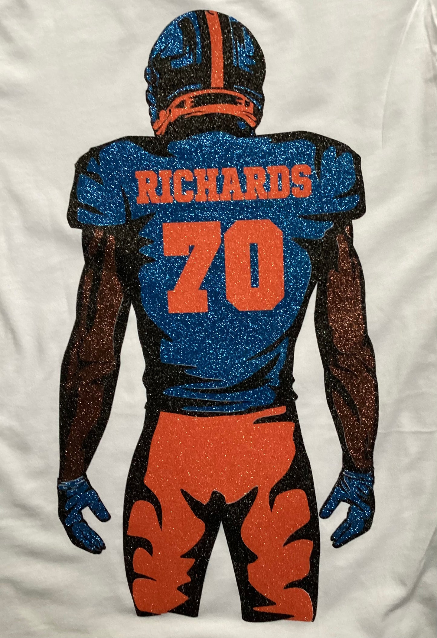 Football Player Glitter Unisex T-Shirt