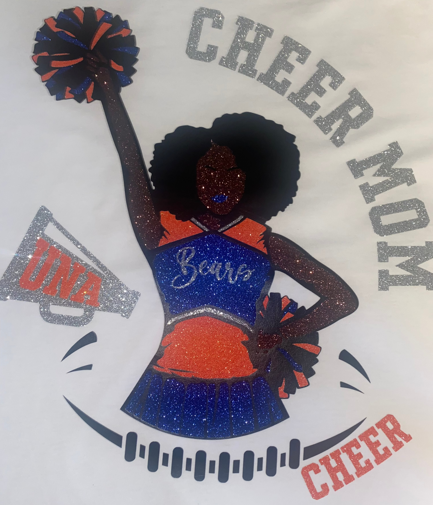 Cheerleader Glitter Unisex T-Shirt