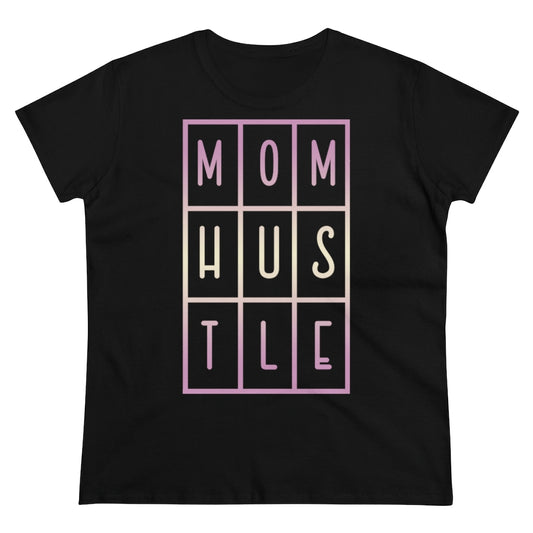 Women's "MOM HUSTLE" Heavy Cotton Tee